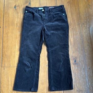 Anthropologie PILCRO corduroy cropped pants